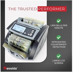 Money Counter Machine with ValuCount & UV/MG/IR Detection