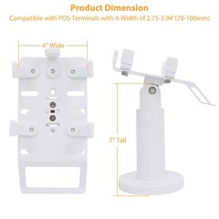 Universal Square POS Machine Terminal Stand, Adjustable Square Credit Card Re…