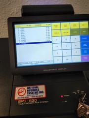 SAM4s SPS-530RT Raised Keyboard Cash Register / Used Refurbished – FREE SHIPPING