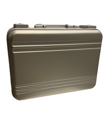 Aluminum Briefcase 14.5X10.6X4.5 Inch Metal Toolbox Cash Case READ Description