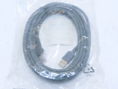 Zebra CBA-U10-S15ZAR Barcode Scanner Cable Universal Style 3 USB 15 Ft Dura Gray