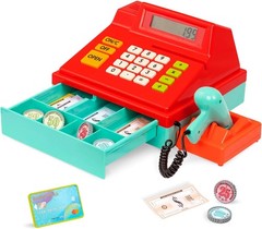 Kids Toy Cash Register – Red Scanner Set