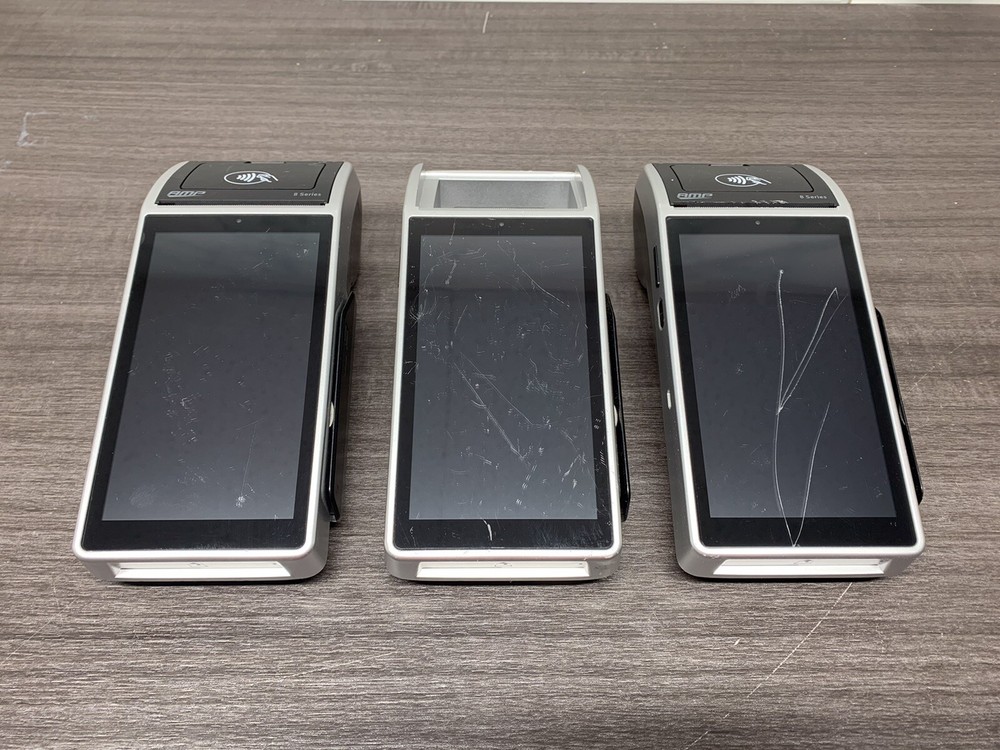 LOT OF 3* AMP (Advanced Mobile Payment) Mobile Terminal – Model AMP 8000 | #Z134