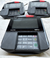 Lot of 3 – Ingenico Lane/7000 Credit Card Terminal