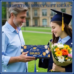 Graduation Money Holder 2026 with 10 Bill and 10 Card Slots, Surprise Congrat…