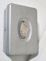 Utilco Cash Box, Vintage Union Steel, No Key