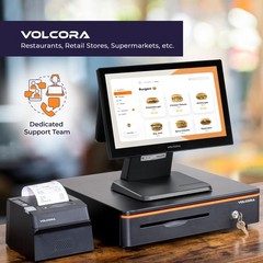 Volcora Cash Register Drawer For Point Of Pos System Round Corners 16 Removable