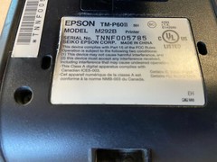 Epson TM-P60II Bluetooth Portable Thermal Receipt Printer M292B iOS Compatible