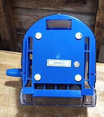 Royal Sovereign MS-1 Clear Blue Manual Hand Crank Coin Sorter Counter