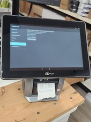 NCR 7744-1012-8801 Android Tablet Touch POS / Built-In Printer, Card Reader