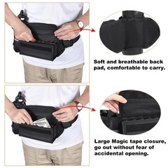 Euro Coin Holder Coin Dispenser with Water Bottle Holder, Fanny Pack with Ban…