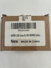 Deftun – MSR90 – USB Swipe Magnetic Card Reader – NIB