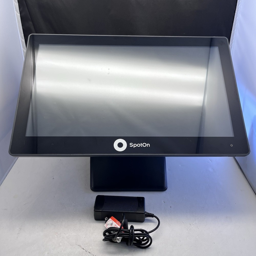 SpotOn Apexa GW 19″ Point Of Sale System Terminal Tested With AC Adapter