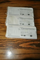 Bartizan Addressograph Series 4010 Manual CC Imprint Machine + 300 Blank Slips