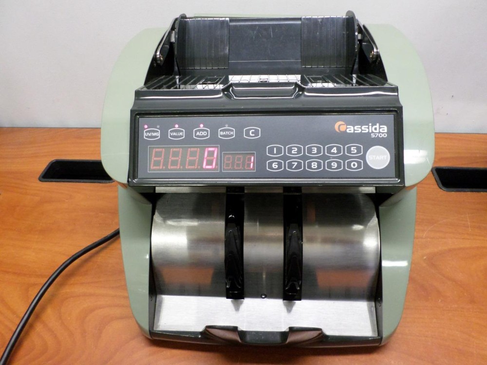 Cassida 5700 UV / MG (Ultra Violet / Magnetic) USA Money/Currency Counter