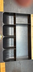 MMF Industries Metal Cash Box w/Bill Tray-Combination Lock