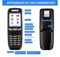 1D 2D Portable Inventory Scanner,JRHC Collector Counter 2.4G Wireless