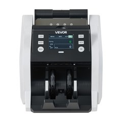 VEVOR Money Counter Machine Cash Counter with Value Count 1200 Notes/Minute