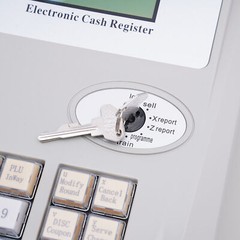 NEW Electronic Cash Register 48 Keys Cash Management System with Thermal Printer