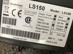 CTS Electronics LS150 75dpm Check Scanner