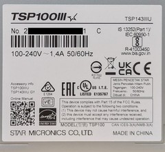 Star Micronics TSP100III USB Thermal POS Receipt Printer (TSP143IIIU), Open Box!
