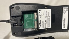 First Data FD-35 Credit Card Reader EMV NFC Pin Pad DRE3-4 W/Base *Fast Shipping