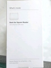 Square Dock for Contactless Credit Card Reader open box