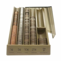 Nadex Vertical Coin Holder Pro – Coin Sorting Organizer Sorts Coins in Columns