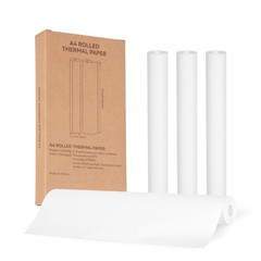 4 Rolls Thermal Paper 8.5×11 Inch US Letter Portable Printer 100 Sheets Total
