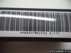 HAROUTMOIPOD 3-17, handheld credit card scanner w/ Keypad for iphone