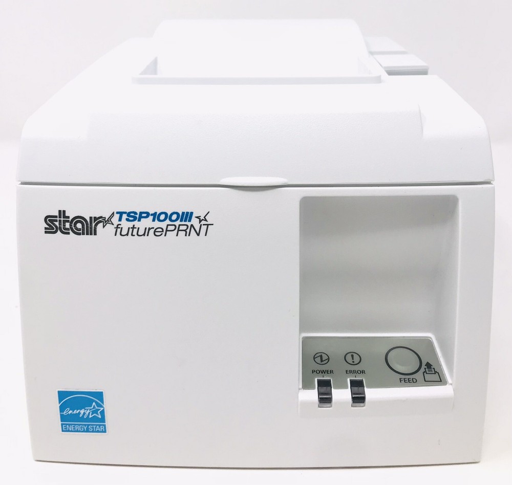 Star Micronics TSP100iii TSP100 Thermal POS Receipt Printer WHITE #TSP143IIIU