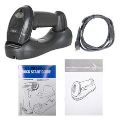 Zebra Symbol LI4278-SR20007WR USB Wireless 1D Handheld Barcode Scanner W/ Cradle