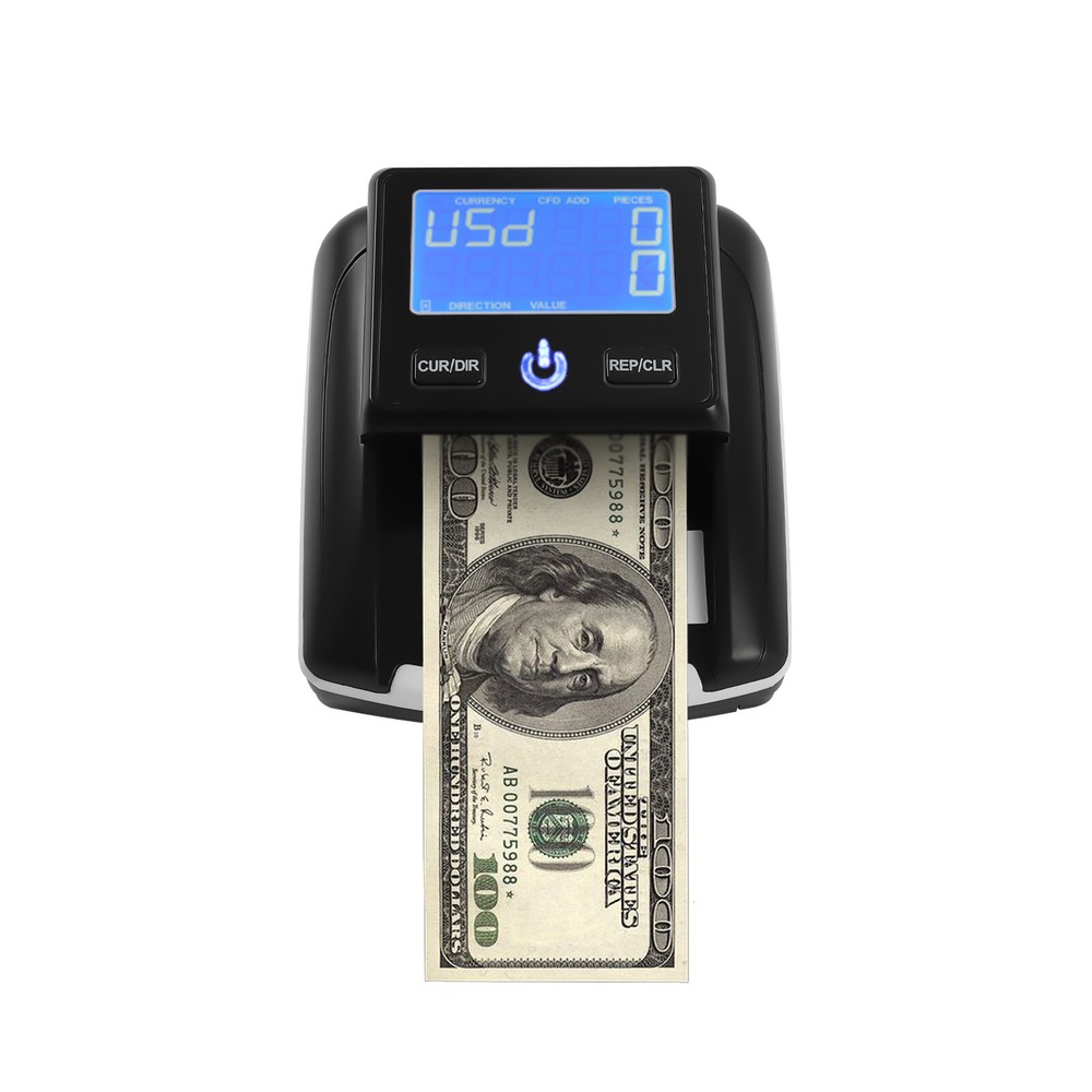 Portable Automatic Counterfeit Banknote / Cash Detector & Bill Counter AL-130A