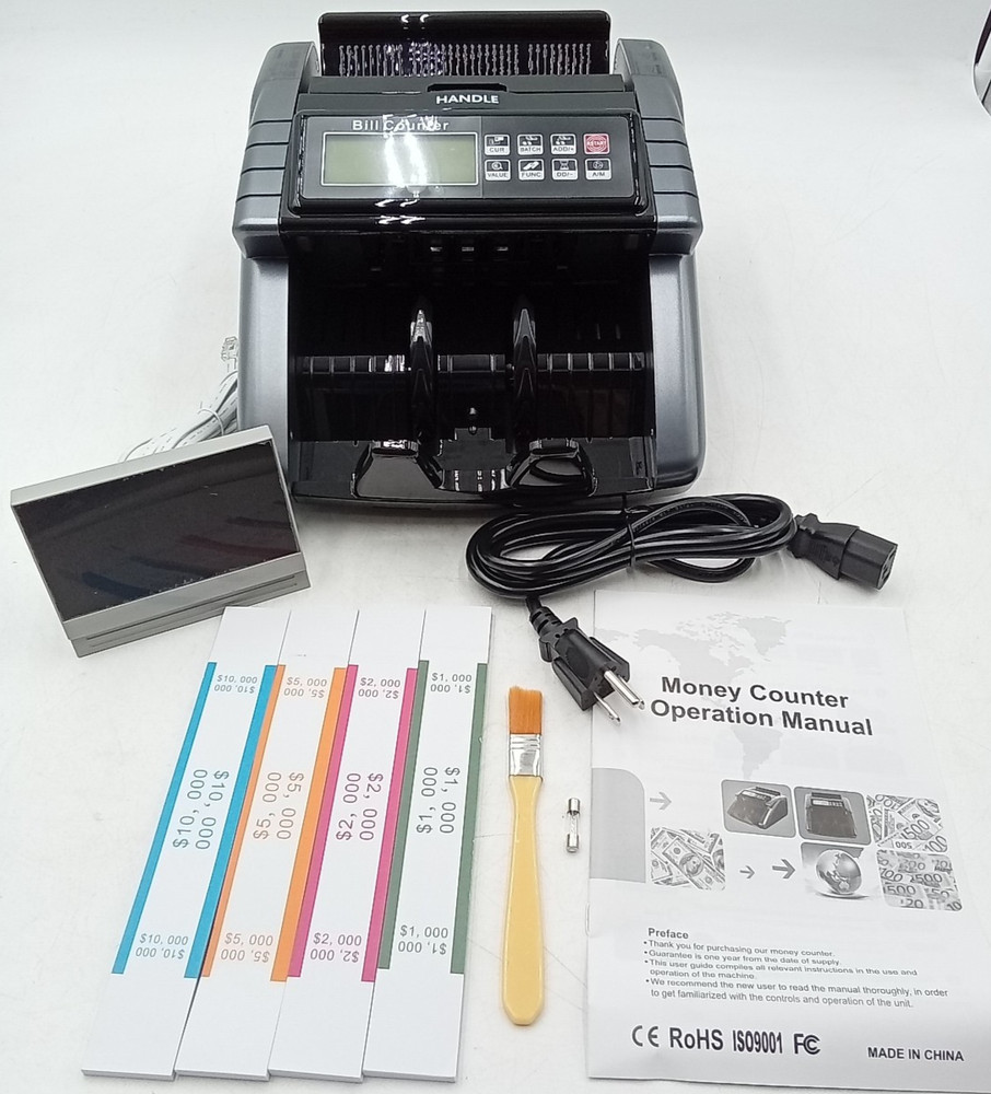 AL1000 Money Counter Machine with Value Counting Support Dollar NOB