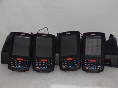 Janam XM66W-1NAFBR00 Mobile Computers 4ea. /w CKT-P4-002U 4-Slot Charger Combo