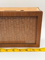 Wooden Piggy Banks Dollar Cash Boxes Reusable Assembled Cash Box