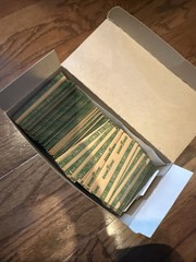 Bank 1 BROWN KRAFT FLAT Tubular Coin Wrappers Dimes $5 1000 Box (MISSING A FEW)
