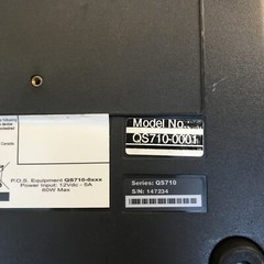 Cashier terminal QS710, PR10310, IPP350-01T1305A and cash drawer Tested