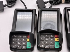 Lot of 4 Dejavoo Z6 Credit Card Terminals POS Machines For Parts Repair Locked