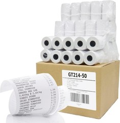 Thermal Paper Receipt Roll 2-1/4″ x 50′ BPA Free 50 Rolls
