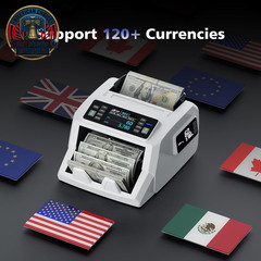 N71 Money Counter Machine Mixed Denomination, Dual-Display Mixed Denomination Va
