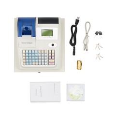 Electronic Cash Register 48 Keys Cash Management System with Thermal Printer New