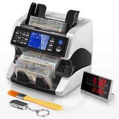 MUNBYN Bank Money Counter Mixed denomination Counterfeit Detection Bill Counter