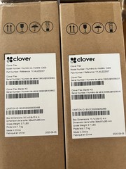 2 Clover Flex Handheld POS System Model C403 with 2 K400 Cradles WiFi