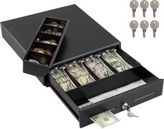 Volcora Cash Register Drawer 4 Bill 5 Coin Heavy Duty Secure Pos System