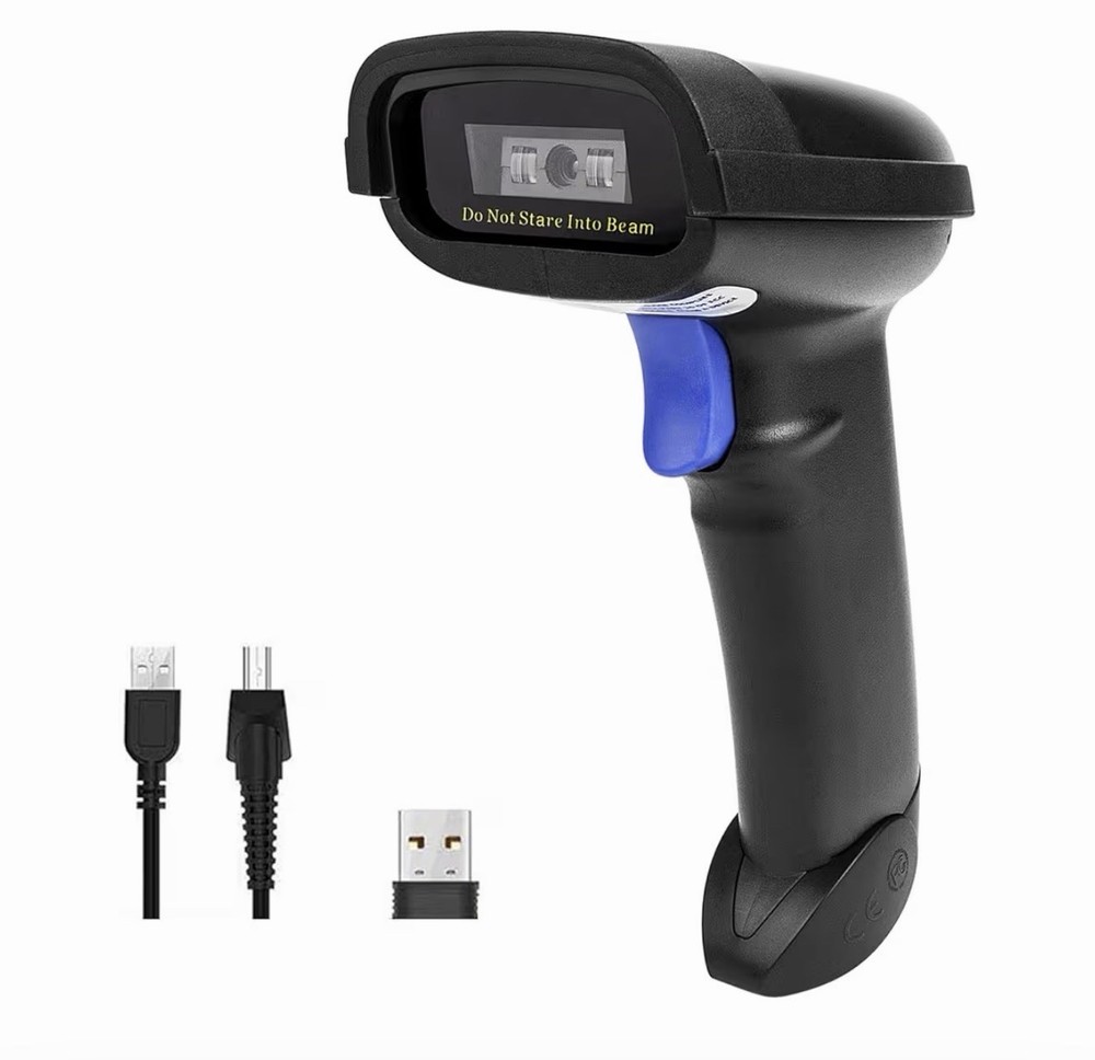 Netum Barcode Scanner NT-1228BC Bluetooth Wireless Barcode Reader Works With Mac