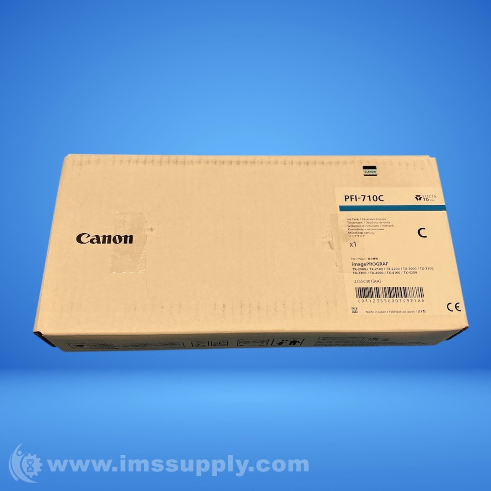 Canon PFI-710C Cyan Ink Cartridge FNFP