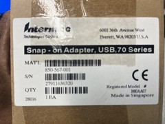Intermec 850-567-001 Snap-on Adapter USB 70 Series