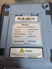 Cassida Quattro 4-way Automatic Counterfeit Detector & Cassida Instacheck Lot