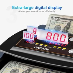 Money Counting Machine with Batch Function, External Display